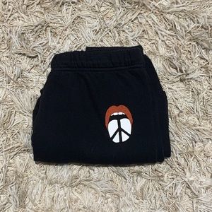 Lauren Moshi Alana Peace Tongue Sweatpants